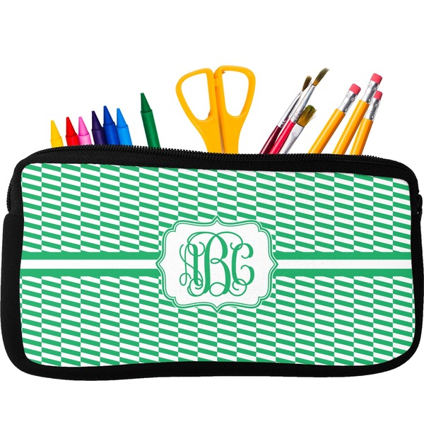 Custom Zig Zag Neoprene Pencil Case (Personalized)