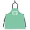 Zig Zag Apron Without Pockets w/ Monogram