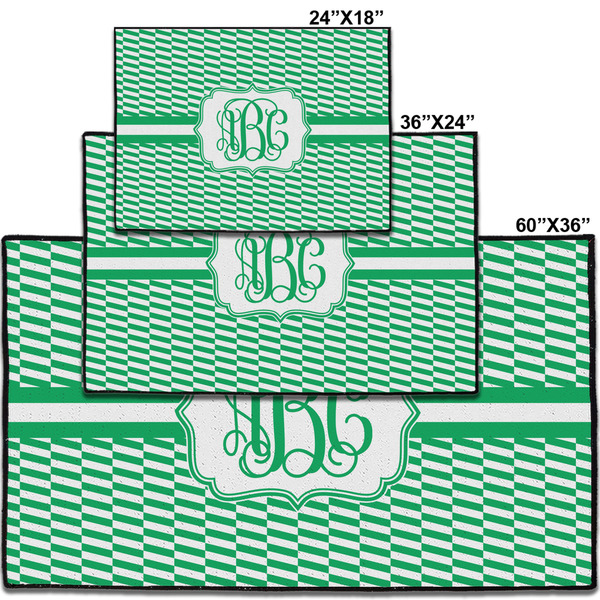 Zig Zag Personalized Door Mat - Group Parent IMF