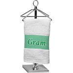 Zig Zag Cotton Finger Tip Towel (Personalized)