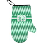 Zig Zag Right Oven Mitt (Personalized)