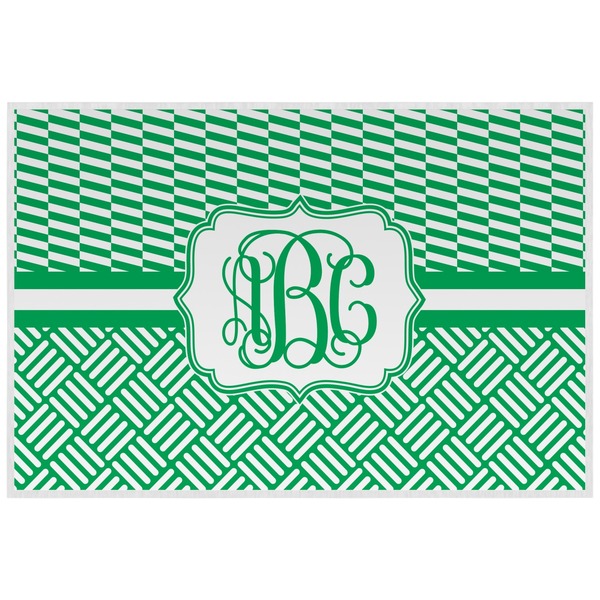 Zig Zag Personalized Placemat (Back)