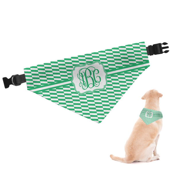 Custom Zig Zag Dog Bandana (Personalized)