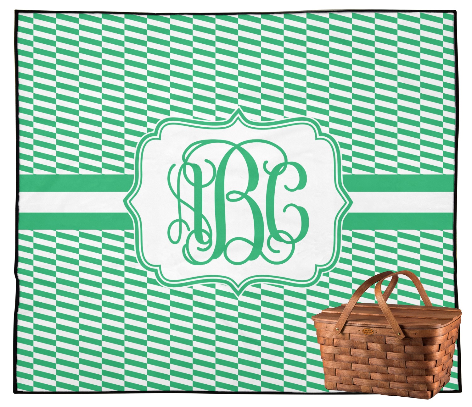 YouCustomizeIt Zig Zag Picnic Blanket