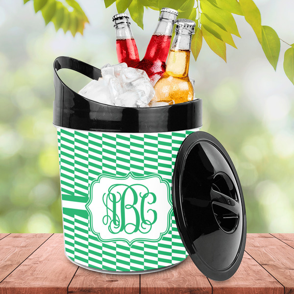 Zig Zag Plastic Ice Bucket - LIFESTYLE