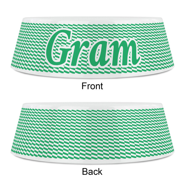 Zig Zag Plastic Pet Bowls - Small - APPROVAL