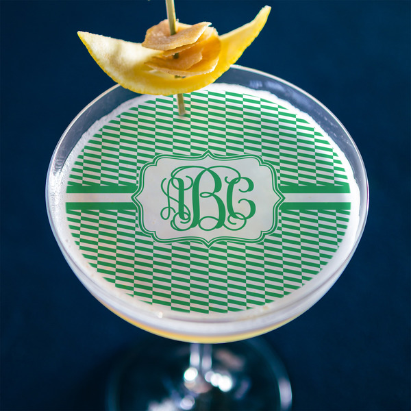 Zig Zag Printed Drink Topper - XLarge - In Context