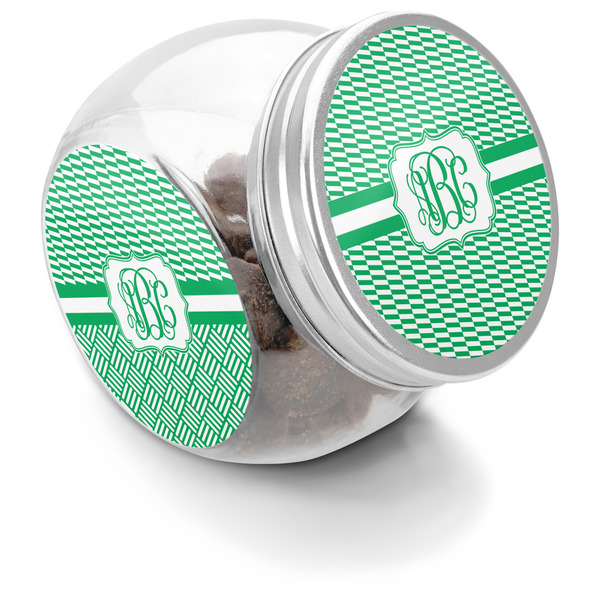 Custom Zig Zag Puppy Treat Jar (Personalized)