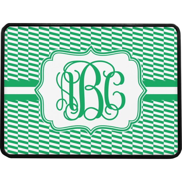 Zig Zag Rectangular Car Hitch Cover w/ FRP Insert (Select Size)