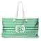 Zig Zag Large Rope Tote Bag - Front View