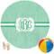 Zig Zag Round Beach Towel (Personalized)