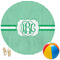 Zig Zag Round Beach Towel (Personalized)