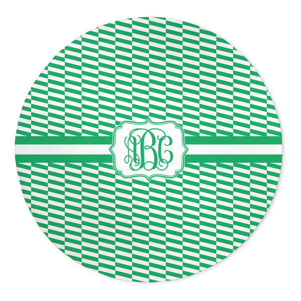 Custom Zig Zag 5' Round Indoor Area Rug (Personalized)