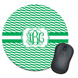 Zig Zag Round Mouse Pad (Personalized)