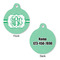 Zig Zag Round Pet ID Tag - Large - Approval