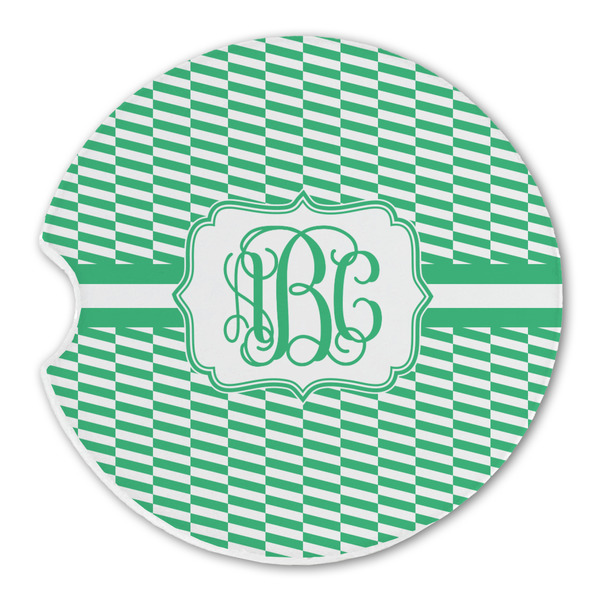 Zig Zag Sandstone Car Coaster - Single