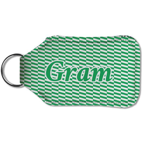Zig Zag Sanitizer Holder Keychain - Small (Back)