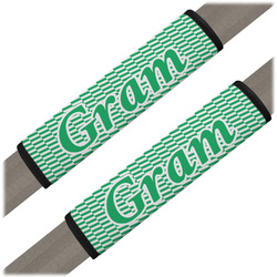 Zig Zag Seat Belt Covers (Set of 2) (Personalized)