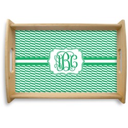Zig Zag Natural Wooden Tray - Small (Personalized)