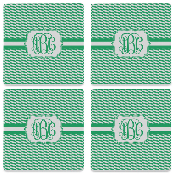 Zig Zag Set of 4 Sandstone Coasters - See All 4 View