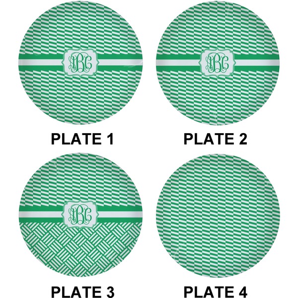 Zig Zag Set of Lunch / Dinner Plates (Approval)