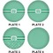 Zig Zag Set of Lunch / Dinner Plates (Approval)