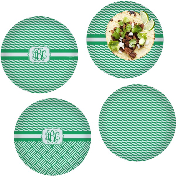 Zig Zag Set of Lunch / Dinner Plates