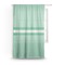 Zig Zag Sheer Curtain With Window and Rod