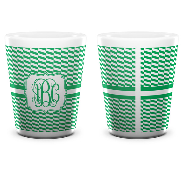 Zig Zag Shot Glass - White - APPROVAL