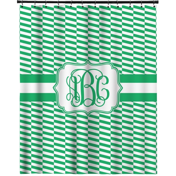 Custom Zig Zag Extra Long Shower Curtain - 70"x84" (Personalized)