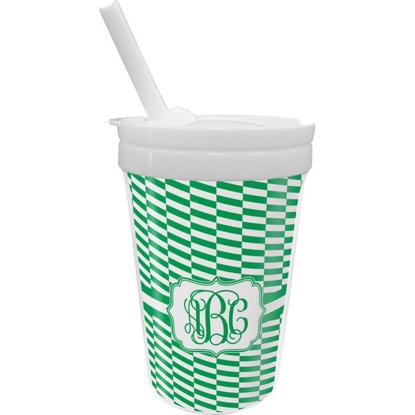 Custom Zig Zag Sippy Cup with Straw (Personalized)