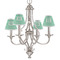 Zig Zag Small Chandelier Shade - LIFESTYLE (on chandelier)