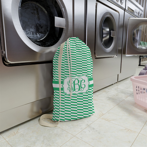 Zig Zag Small Landry Bag - In Context