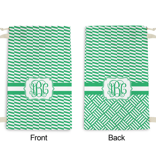 Zig Zag Small Laundry Bag - Front & Back View