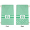 Zig Zag Small Laundry Bag - Front & Back View