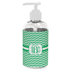 Zig Zag Plastic Soap / Lotion Dispenser (8 oz - Small - White) (Personalized)