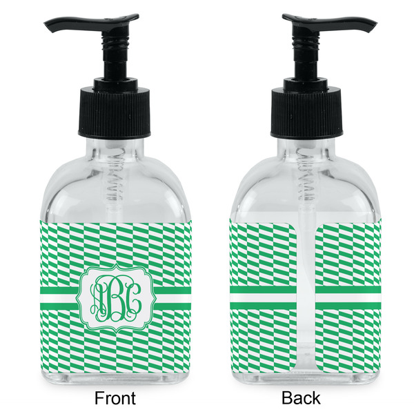 Zig Zag Glass Soap/Lotion Dispenser - Approval