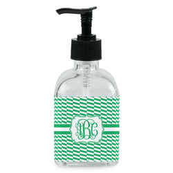 Zig Zag Glass Soap & Lotion Bottle - Single Bottle (Personalized)