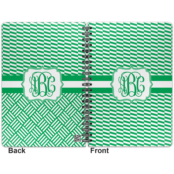 Zig Zag Spiral Journal 7 x 10 - Apvl