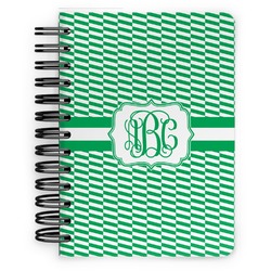 Zig Zag Spiral Notebook - 5x7 w/ Monogram