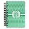 Zig Zag Spiral Notebook - 5x7 w/ Monogram
