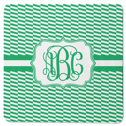 Zig Zag Square Rubber Backed Coaster (Personalized)
