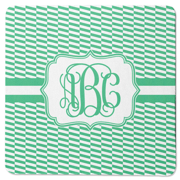 Zig Zag Square Coaster Rubber Back - Single