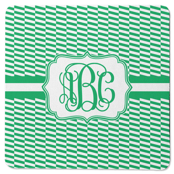 Zig Zag Square Coaster Rubber Back - Single