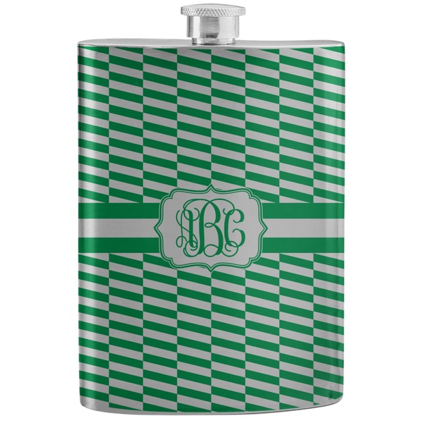 Custom Zig Zag Stainless Steel Flask (Personalized)