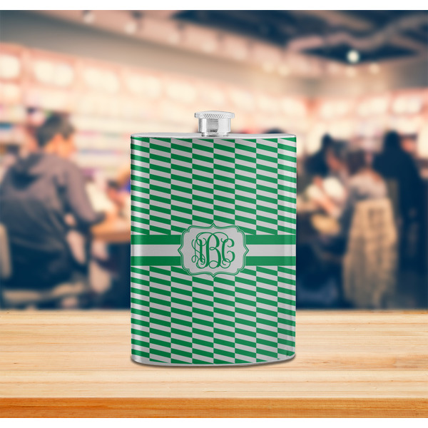 Zig Zag Stainless Steel Flask - LIFESTYLE 2