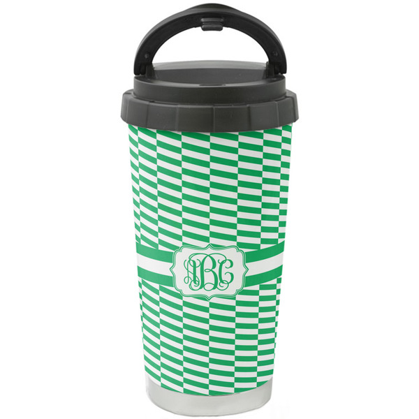 Custom Zig Zag Stainless Steel Coffee Tumbler (Personalized)