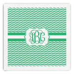 Zig Zag Paper Dinner Napkins (Personalized)