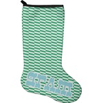 Zig Zag Holiday Stocking - Neoprene (Personalized)