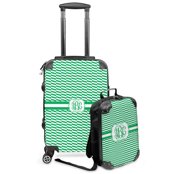 Custom Zig Zag Kids 2-Piece Luggage Set - Suitcase & Backpack (Personalized)